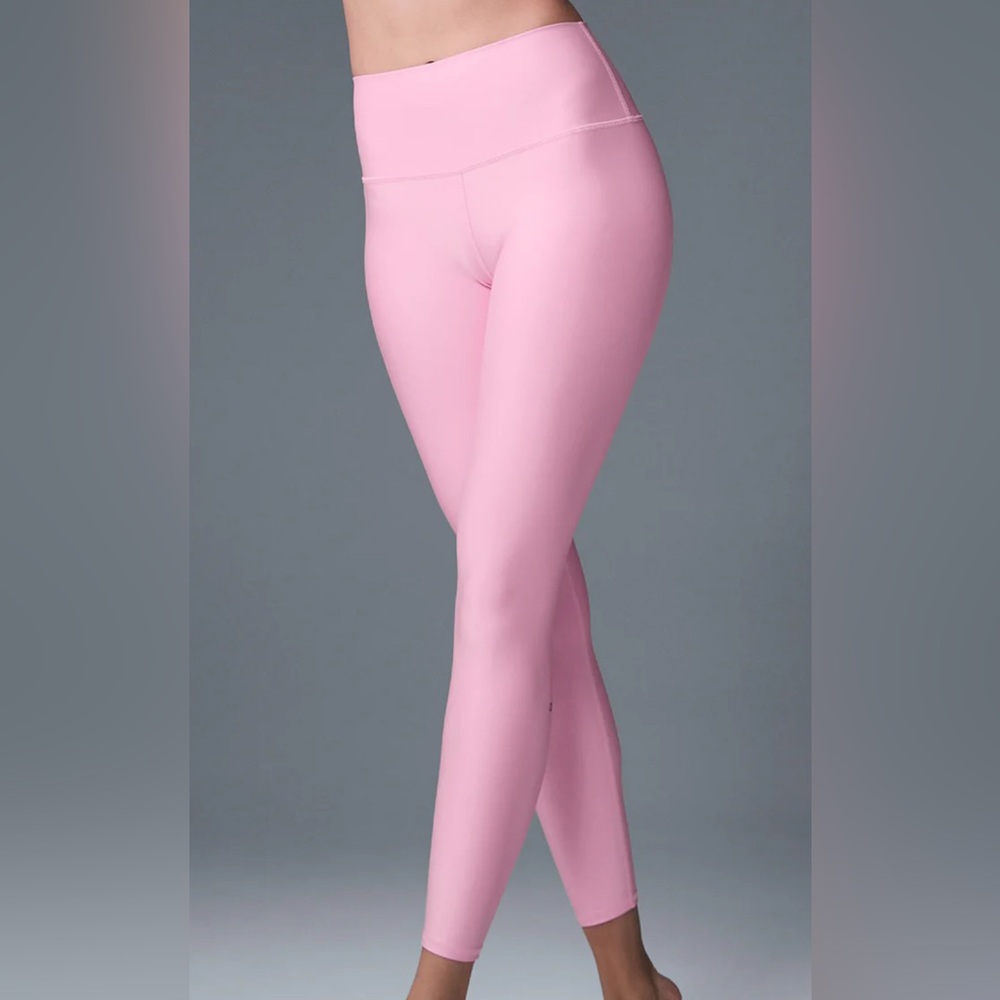 alo Sweet Pink 7/8 High-Waist Airlift Legging